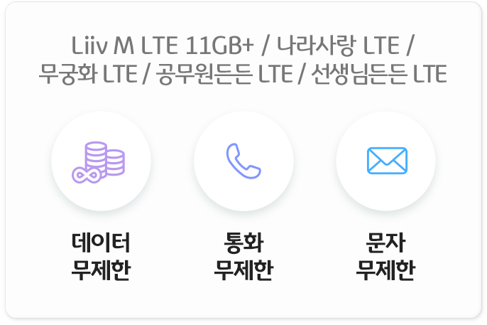 5종 LTE 요금제